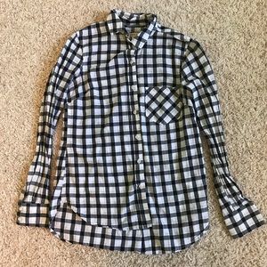 Merona Black and White Flannel